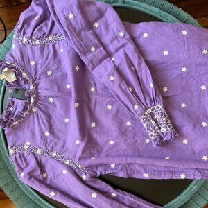 Sezane lilac blouse